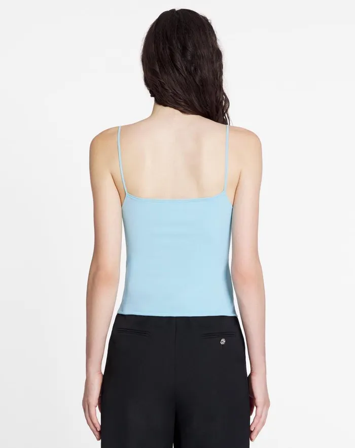 Women Lanvin Tops Tank Top With Lace Detail Budgie Women Lanvin Tops Tank Top With Lace Detail Budgie