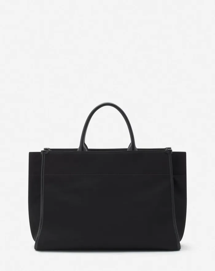 Women Lanvin Tote Bags and Top Handle Bags Inandout Medium Canvas Tote Bag Black Women Lanvin Tote Bags and Top Handle Bags Inandout Medium Canvas Tote Bag Black