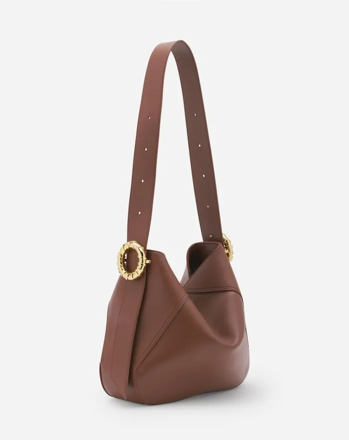 Women Lanvin Tote Bags and Top Handle Bags Leather Mlodie Hobo Bag Chestnut Women Lanvin Tote Bags and Top Handle Bags Leather Mlodie Hobo Bag Chestnut