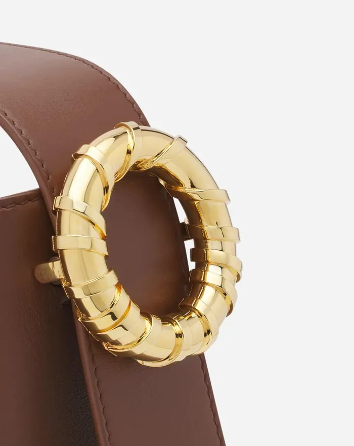Women Lanvin Tote Bags and Top Handle Bags Leather Mlodie Hobo Bag Chestnut Women Lanvin Tote Bags and Top Handle Bags Leather Mlodie Hobo Bag Chestnut