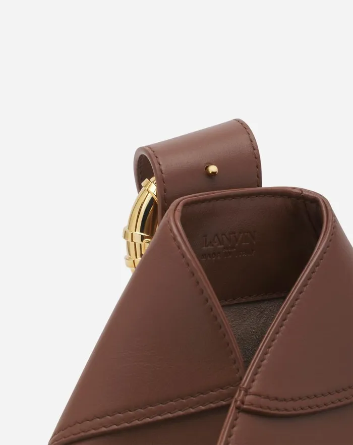 Women Lanvin Tote Bags and Top Handle Bags Leather Mlodie Hobo Bag Chestnut Women Lanvin Tote Bags and Top Handle Bags Leather Mlodie Hobo Bag Chestnut