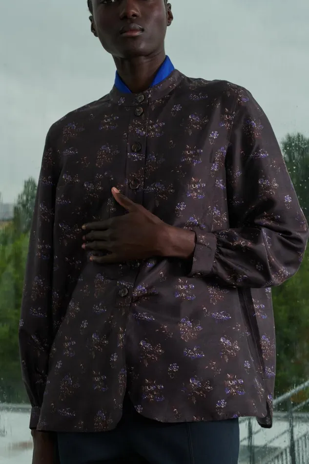 Women LAURE SHIRT Plumblue Soeur Shirts
