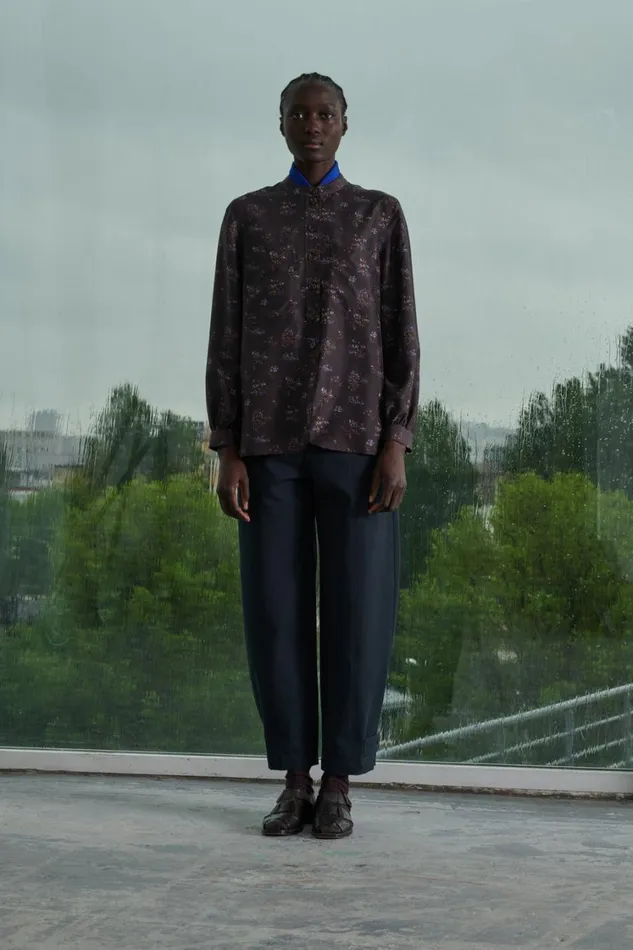 Women LAURE SHIRT Plumblue Soeur Shirts