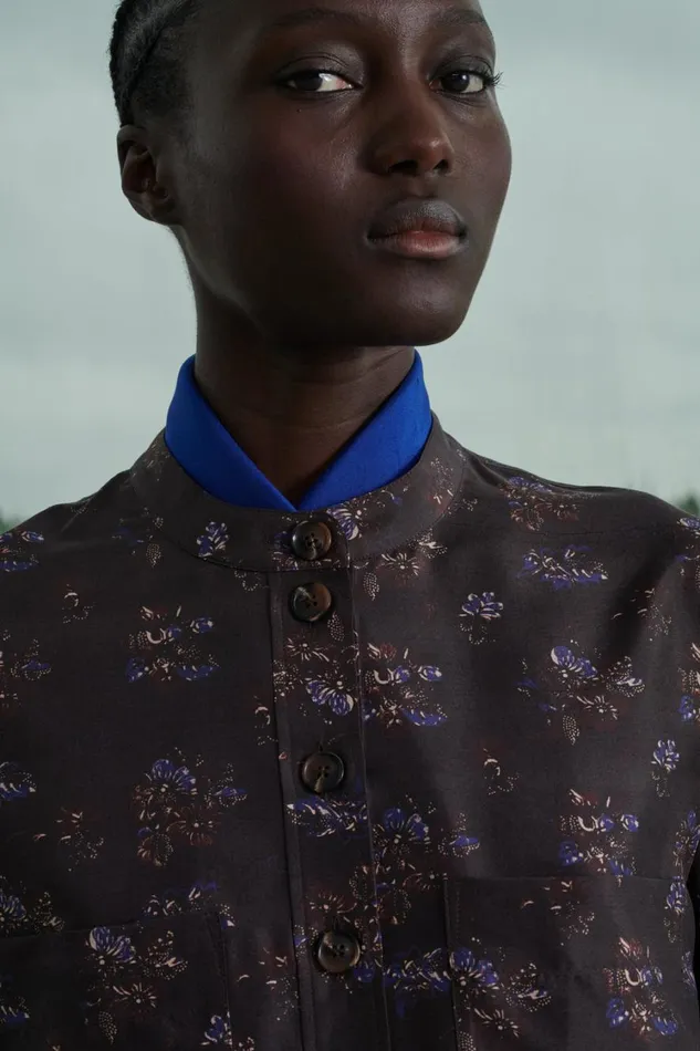 Women LAURE SHIRT Plumblue Soeur Shirts