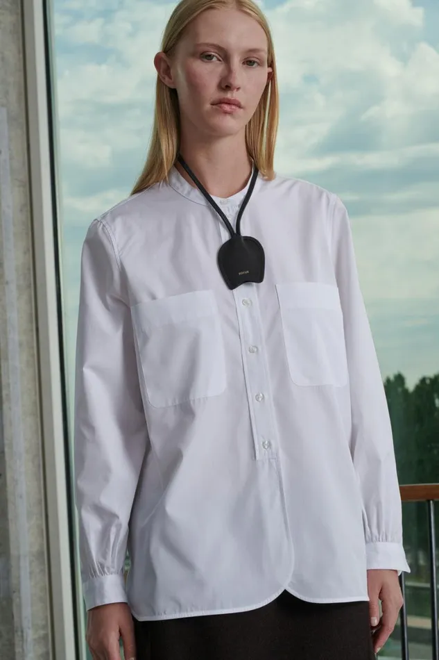Women LAURETTE SHIRT White Soeur Shirts