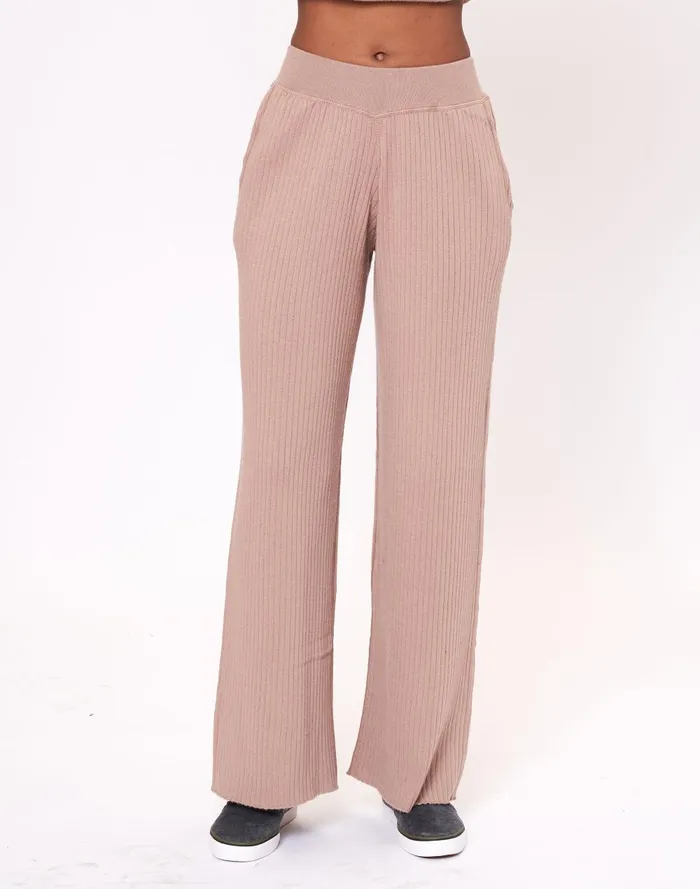 Women Loungewear Madewell LEIMERE ROSEWOOD RIBBED PANT