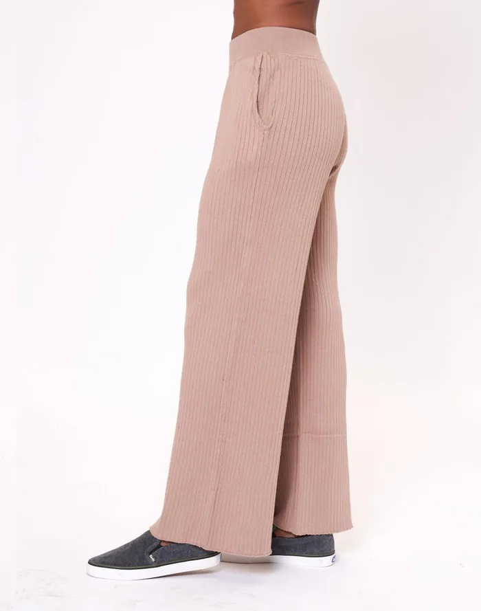 Women Loungewear Madewell LEIMERE ROSEWOOD RIBBED PANT