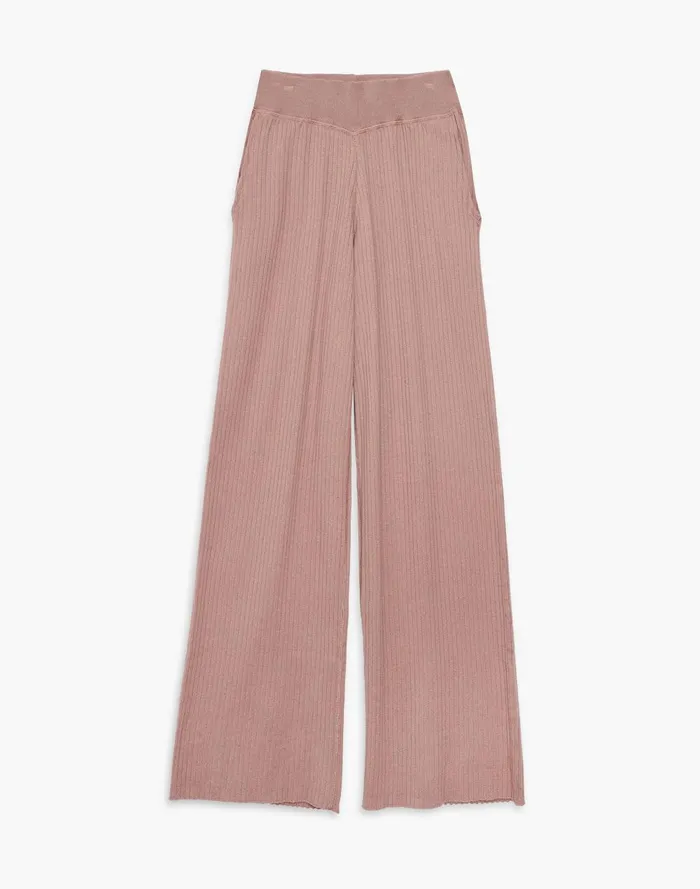 Women Loungewear Madewell LEIMERE ROSEWOOD RIBBED PANT