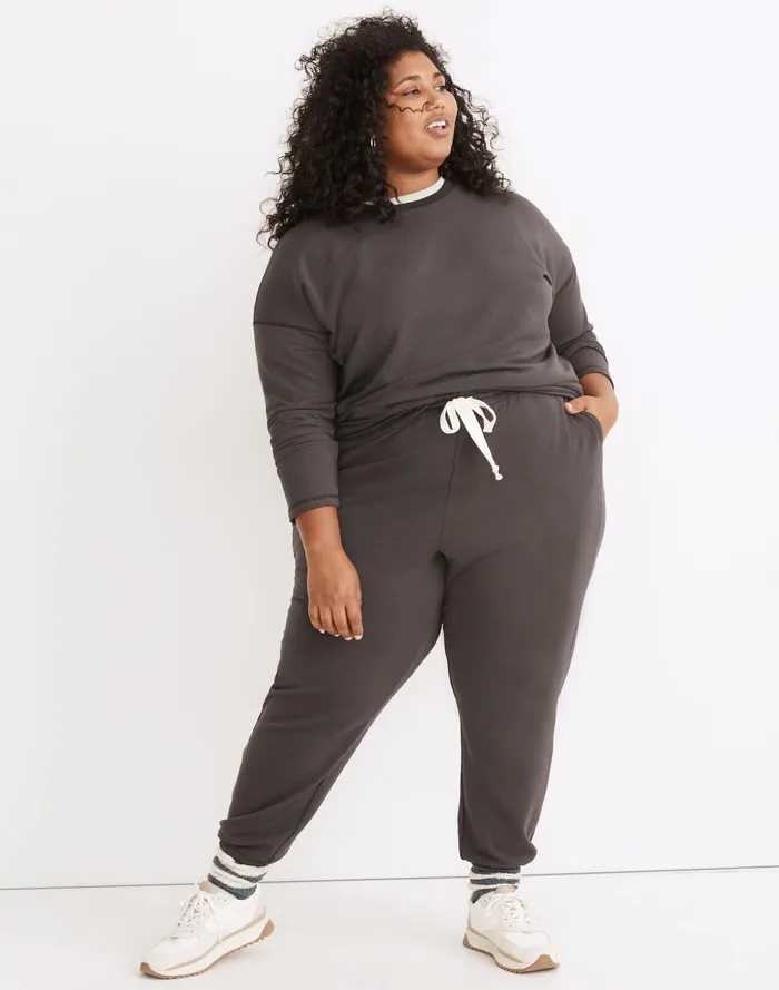 Women Loungewear Madewell Plus MWL Superbrushed Easygoing Sweatshirt