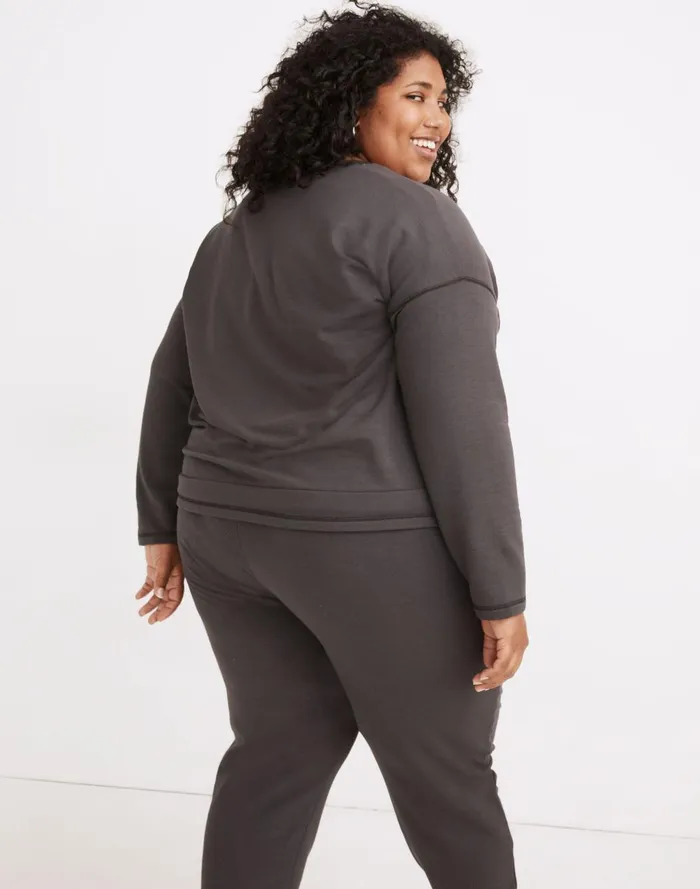 Women Loungewear Madewell Plus MWL Superbrushed Easygoing Sweatshirt