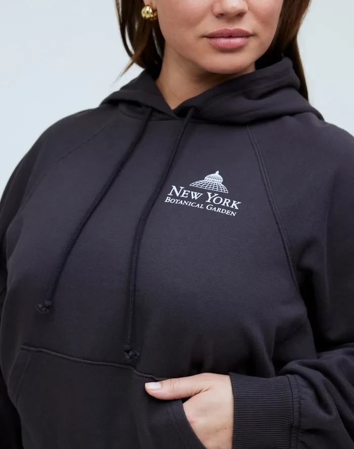 Women Loungewear Madewell Plus X NYBG Graphic Terry Relaxed RaglanSleeve Sweatshirt