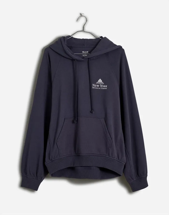 Women Loungewear Madewell Plus X NYBG Graphic Terry Relaxed RaglanSleeve Sweatshirt