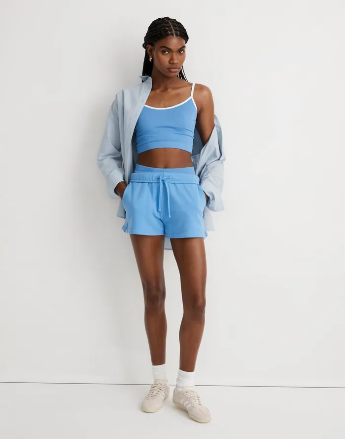 Women Loungewear Madewell Terry Drawstring Sweatshorts