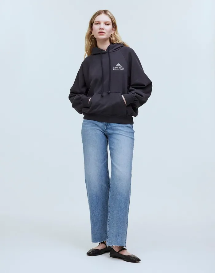 Women Loungewear Madewell X NYBG Graphic Terry Relaxed RaglanSleeve Sweatshirt
