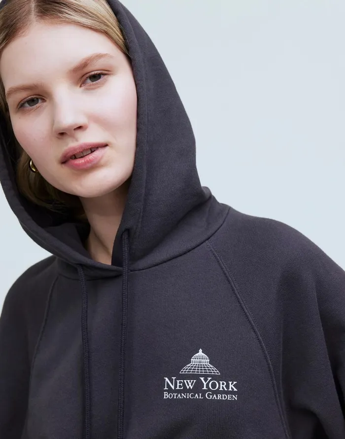 Women Loungewear Madewell X NYBG Graphic Terry Relaxed RaglanSleeve Sweatshirt