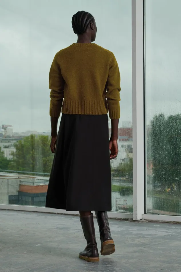 Women LYNE CARDIGAN Bronze Soeur Jumpers and Cardigans
