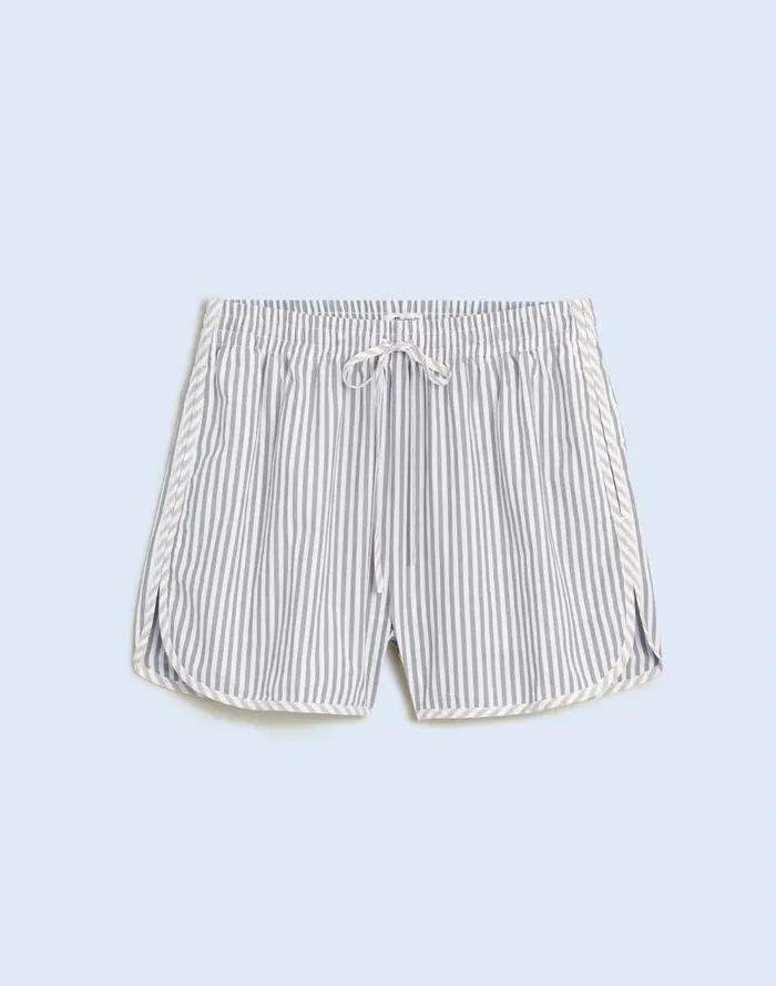 Women Matching Sets Madewell Crinkle Cotton DolphinHem Shorts