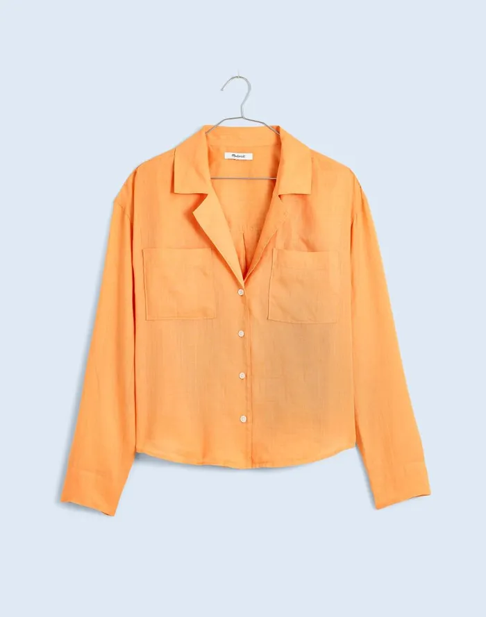 Women Matching Sets Madewell Resort LongSleeve Shirt