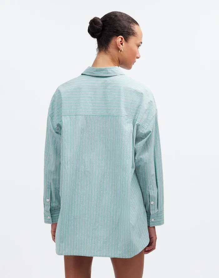 Women Matching Sets Madewell The Signature Poplin Oversized Shirt