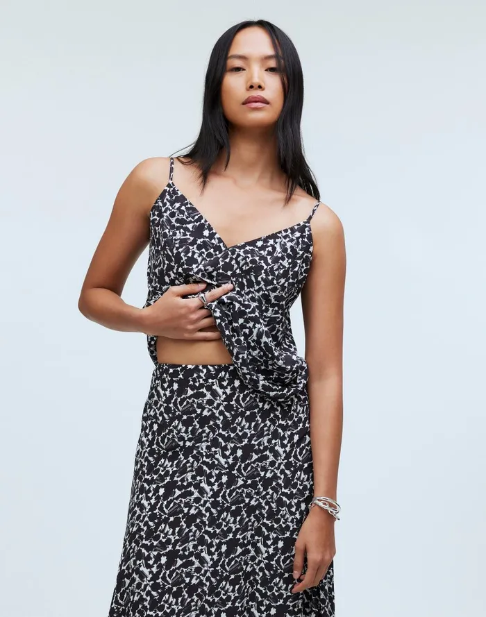 Women Matching Sets Madewell VNeck Cami In Floral Crepe