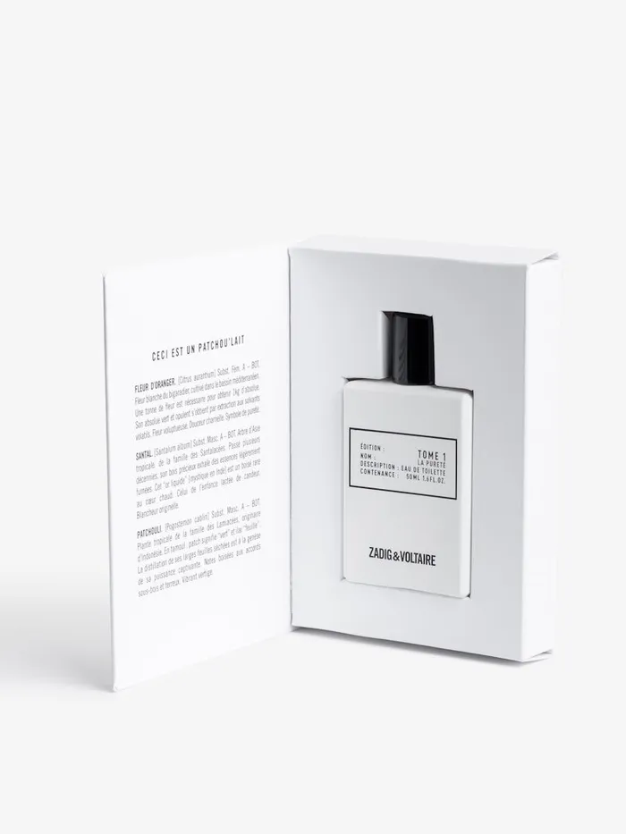 WomenMen Zadig and Voltaire Fragrance Tome 1 La Puret Fragrance 50ML White