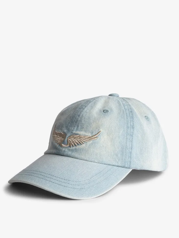 WomenMen Zadig and Voltaire Hats and Caps Klelia Rock Baseball Cap Storm