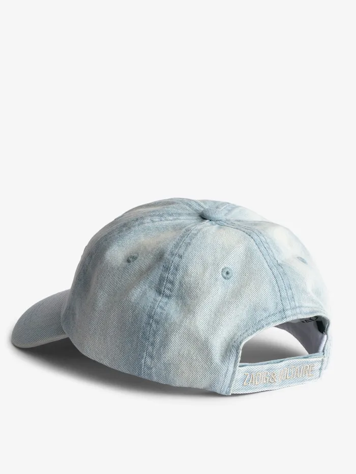 WomenMen Zadig and Voltaire Hats and Caps Klelia Rock Baseball Cap Storm