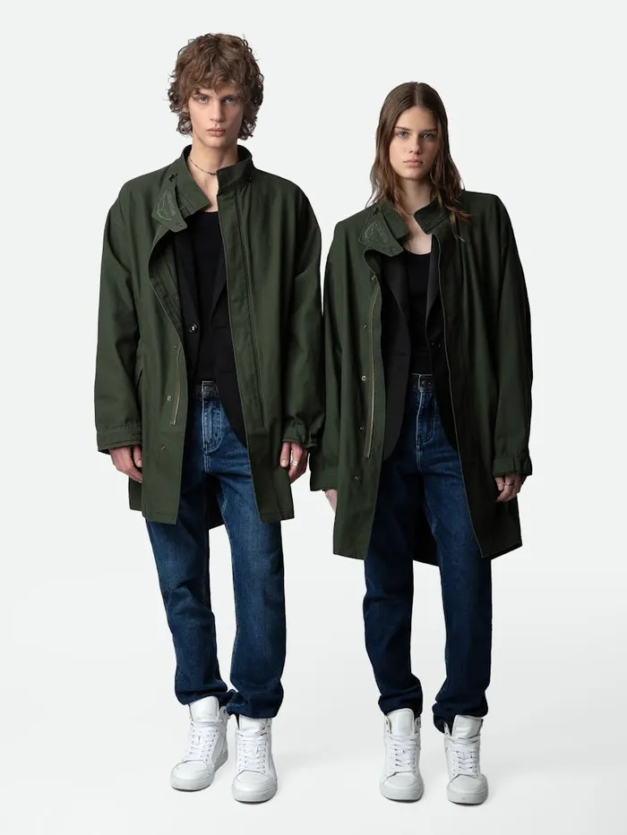 WomenMen Zadig and Voltaire Jackets and Coats Kadri Parka Kaki