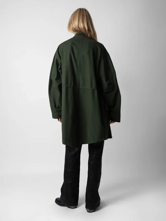 WomenMen Zadig and Voltaire Jackets and Coats Kadri Parka Kaki