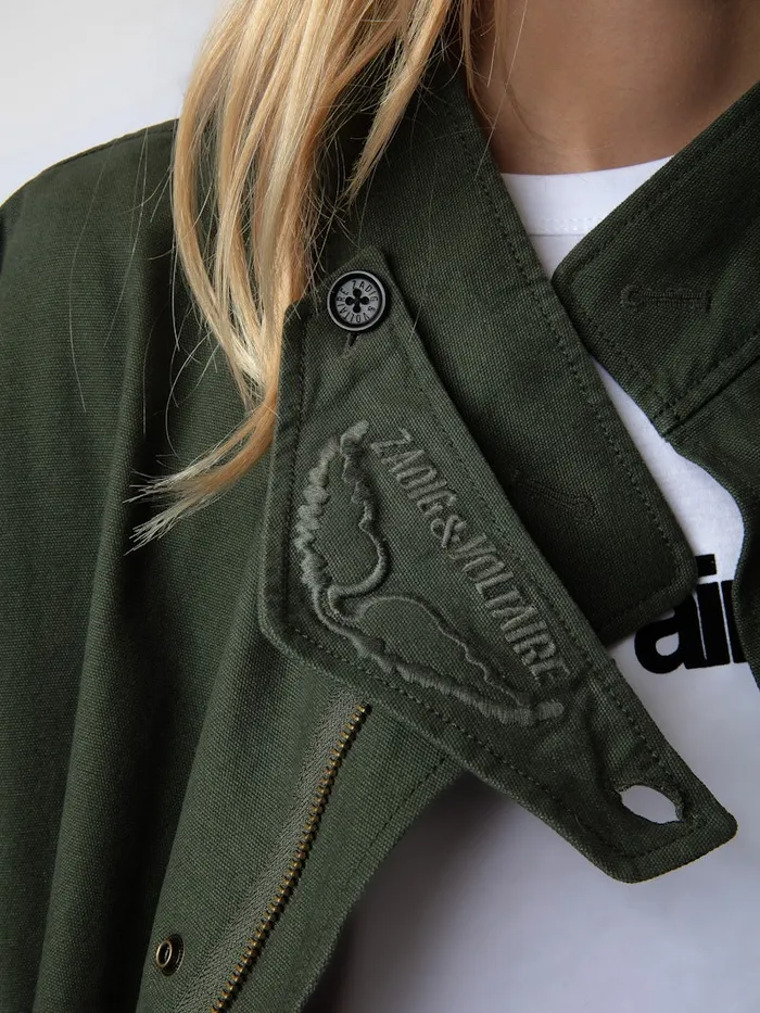 WomenMen Zadig and Voltaire Jackets and Coats Kadri Parka Kaki