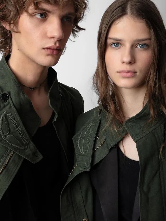 WomenMen Zadig and Voltaire Jackets and Coats Kadri Parka Kaki