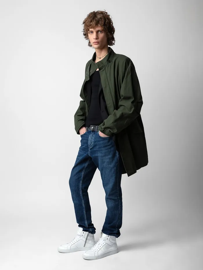 WomenMen Zadig and Voltaire Jackets and Coats Kadri Parka Kaki