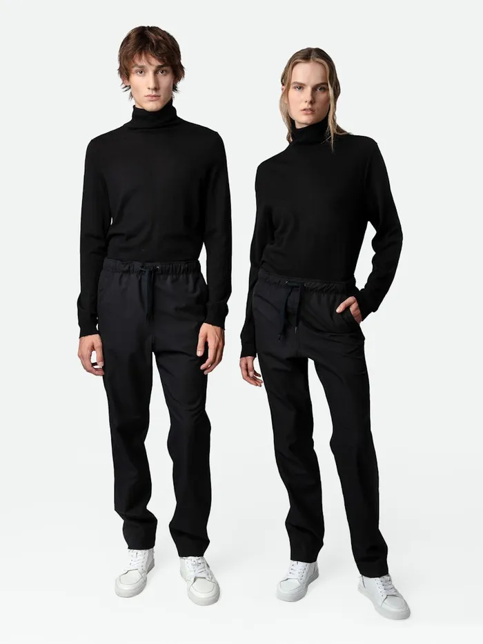 WomenMen Zadig and Voltaire Pants and Shorts Pixel Pants Black