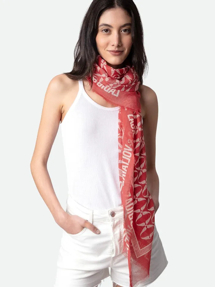 WomenMen Zadig and Voltaire Scarves Delta Scarf Power