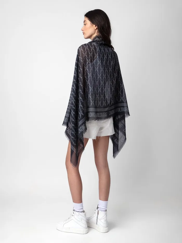 WomenMen Zadig and Voltaire Scarves Delta Scarf Road