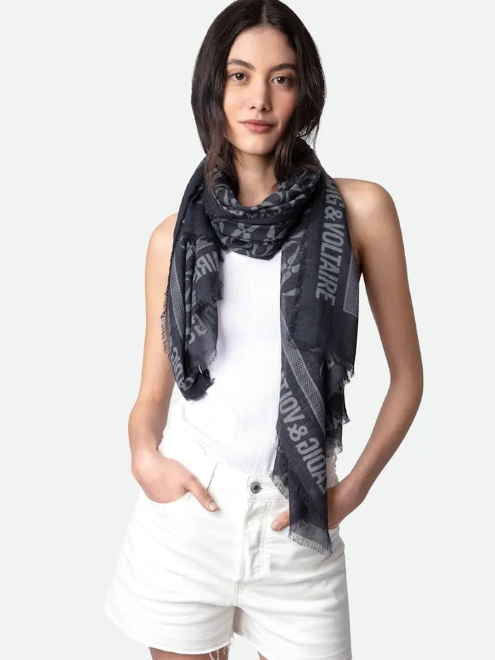 WomenMen Zadig and Voltaire Scarves Delta Scarf Road