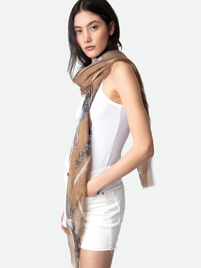 WomenMen Zadig and Voltaire Scarves Kerry Scarf Heritage