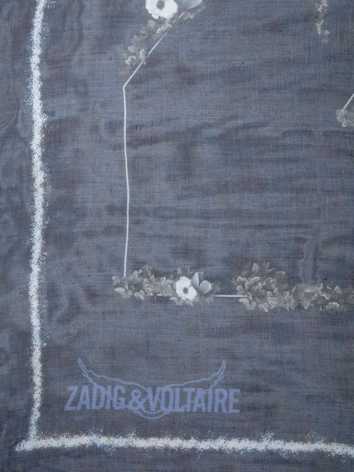 WomenMen Zadig and Voltaire Scarves Kerry Scarf Ink