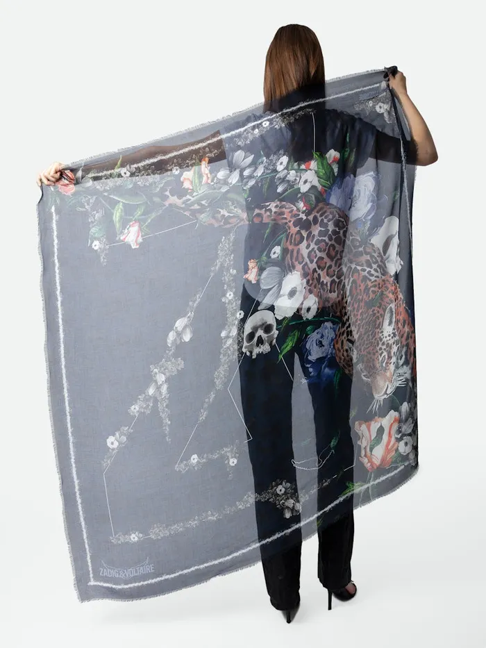 WomenMen Zadig and Voltaire Scarves Kerry Scarf Ink