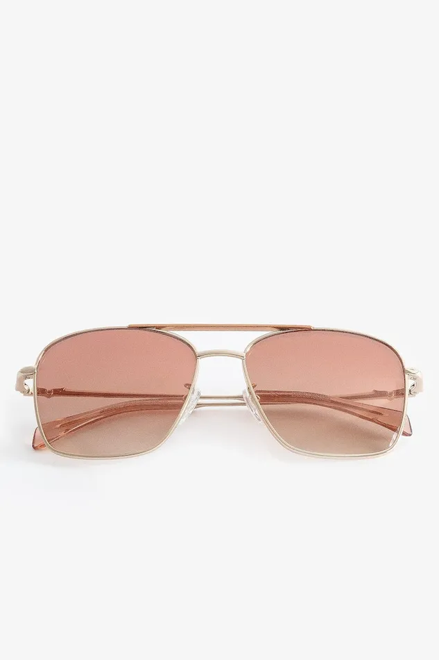 WomenMen Zadig and Voltaire Sunglasses Aviator Wings Sunglasses Cognac