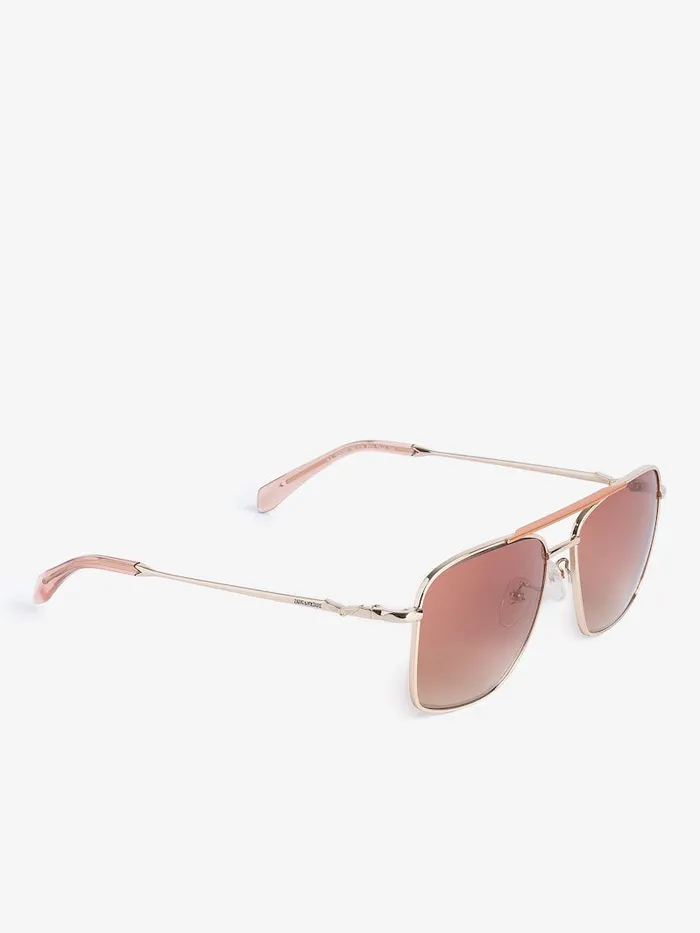 WomenMen Zadig and Voltaire Sunglasses Aviator Wings Sunglasses Cognac