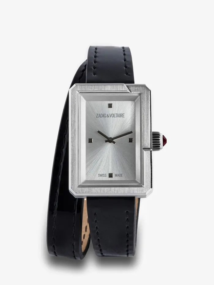 WomenMen Zadig and Voltaire Watches Cecilia Watch Shiny Silver