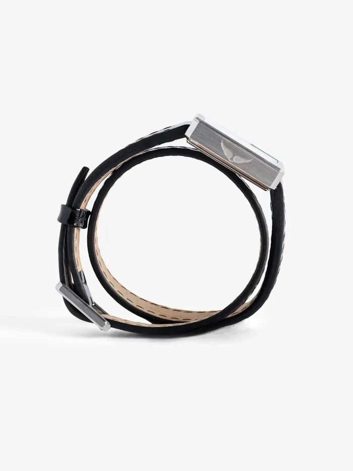 WomenMen Zadig and Voltaire Watches Cecilia Watch Shiny Silver