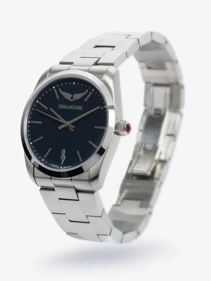 WomenMen Zadig and Voltaire Watches Time2Love Watch Ink