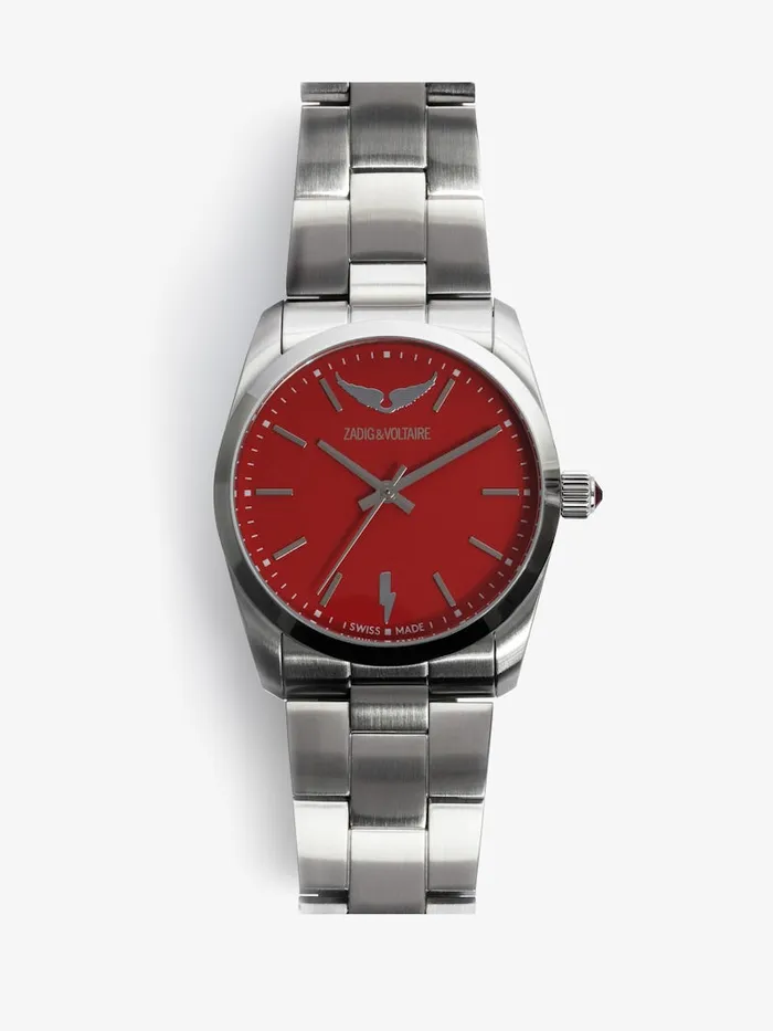 WomenMen Zadig and Voltaire Watches Time2Love Watch Kiss