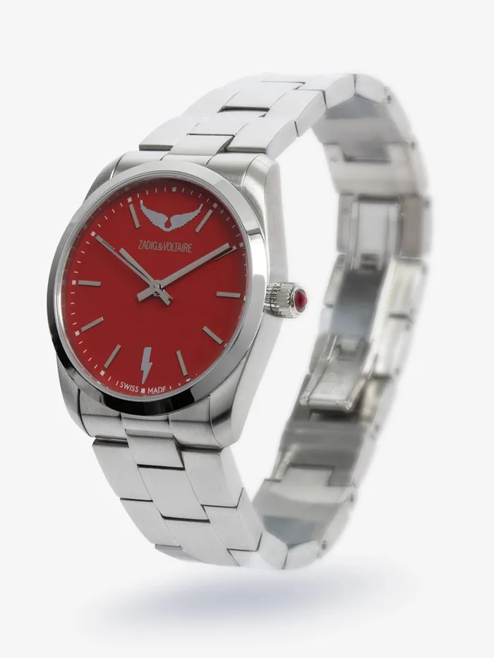 WomenMen Zadig and Voltaire Watches Time2Love Watch Kiss