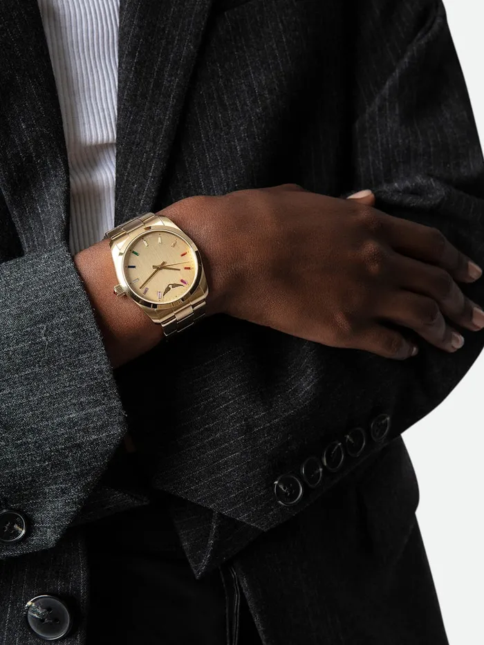 WomenMen Zadig and Voltaire Watches Time2Love Watch Shiny Gold