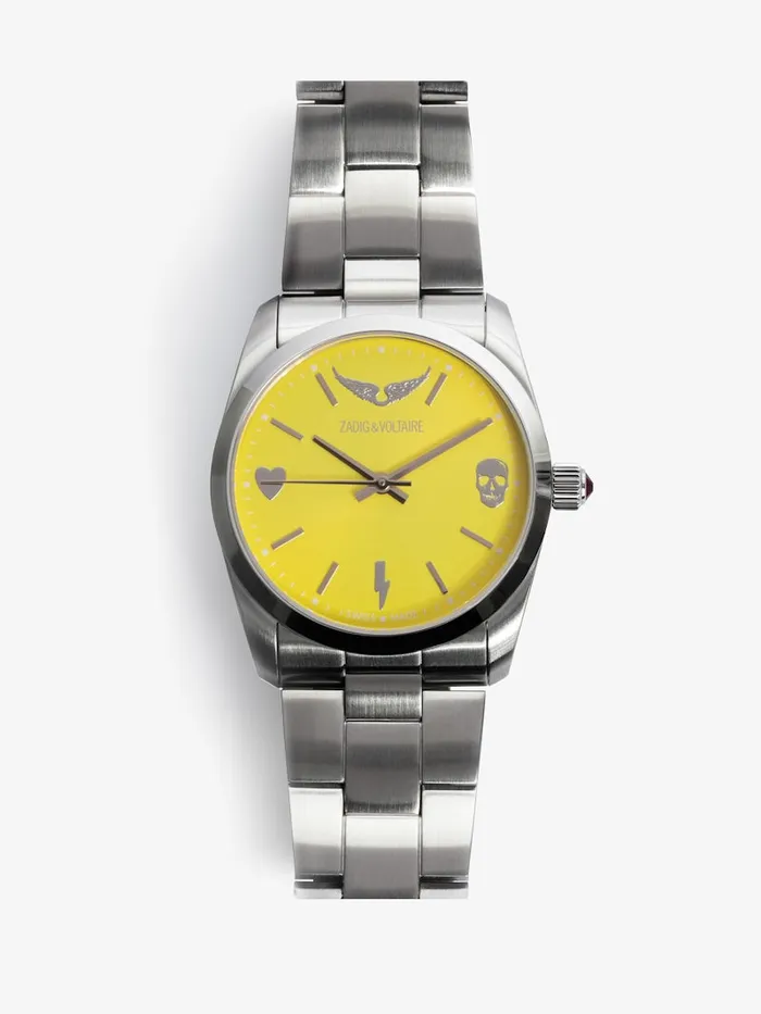 WomenMen Zadig and Voltaire Watches Time2Love Watch Smile