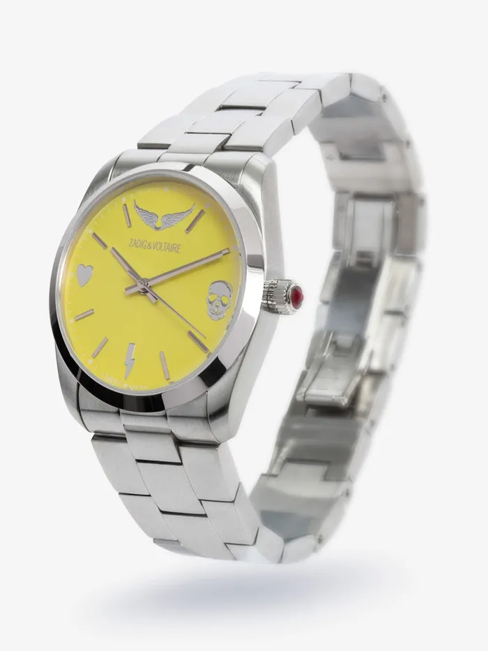 WomenMen Zadig and Voltaire Watches Time2Love Watch Smile