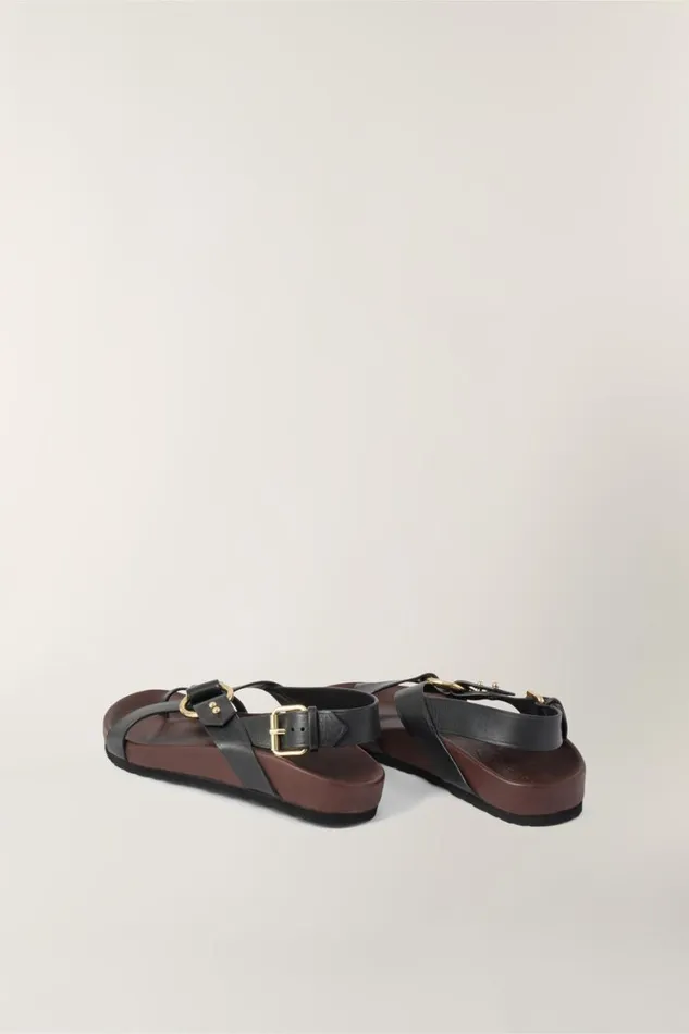 Women MEXICO SANDALS Black Soeur Shoes